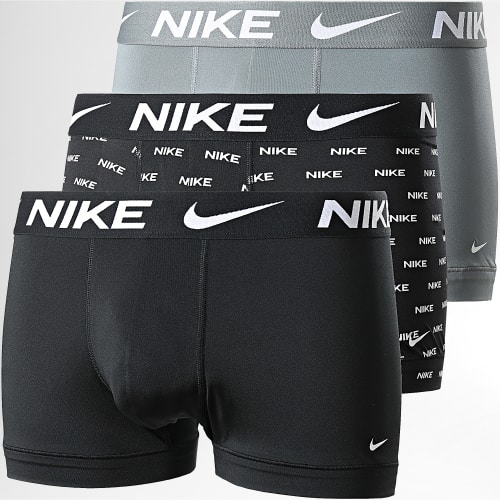 Lot De 3 Boxers Dri-FIT Essential Micro KE1156 Noir Gris
