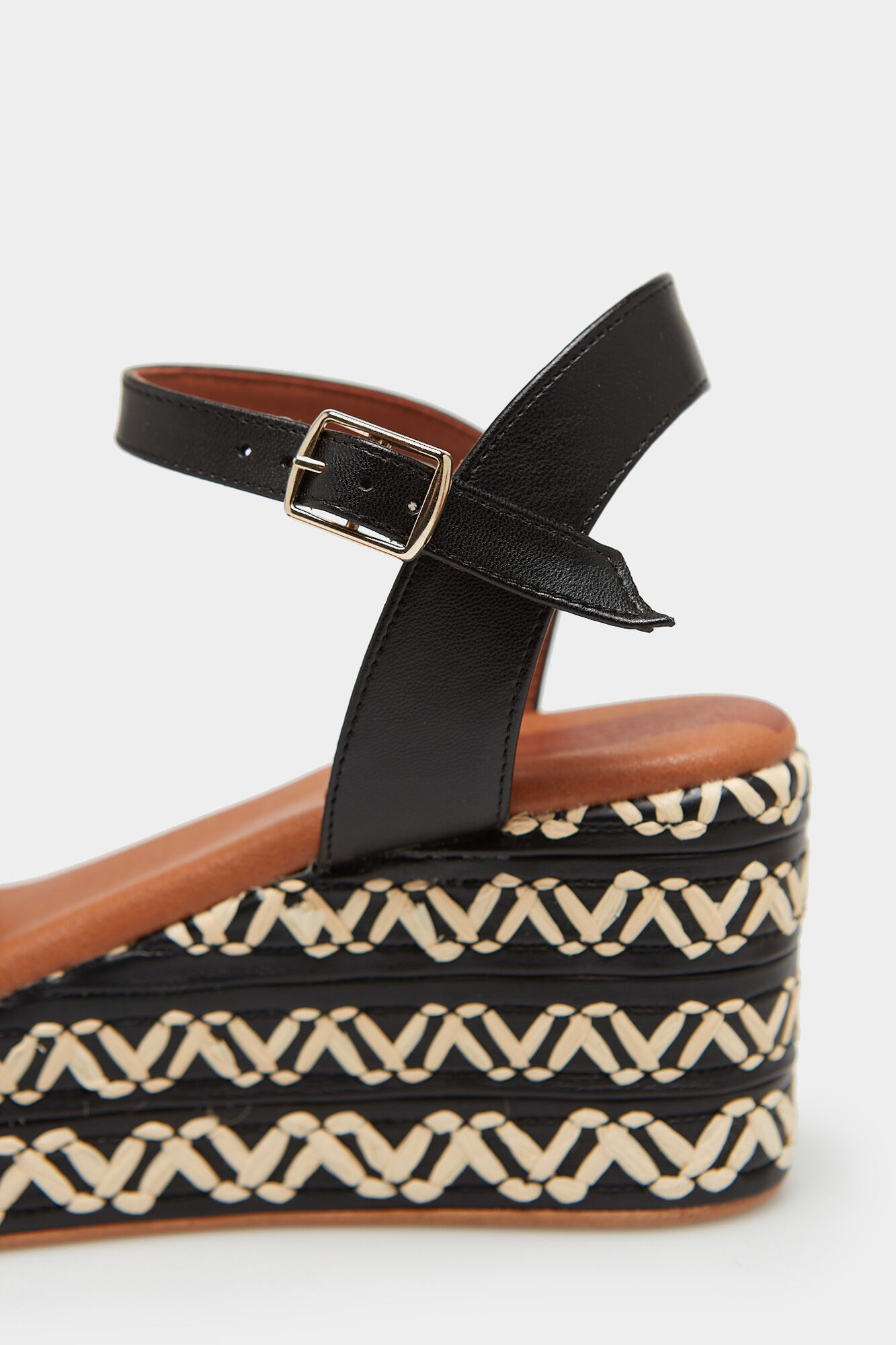 Sandálias Arambol Black Tribe Manchester Wedges - Pretas