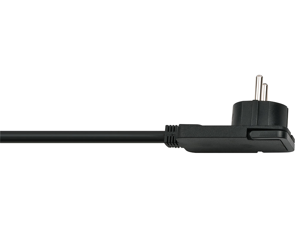 Brennenstuhl black verlengkabel platte stekker - 5 meter
