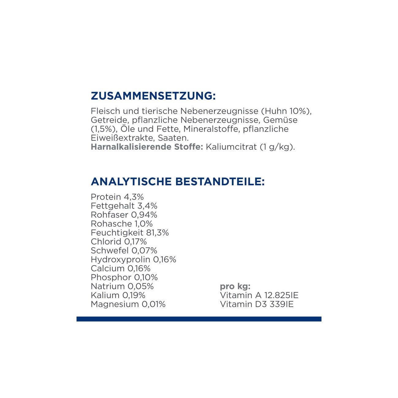 Hill's Prescription Diet c/d Multicare Canine Ragout mit Huhn und zugefügtem Gemüse 12x354g