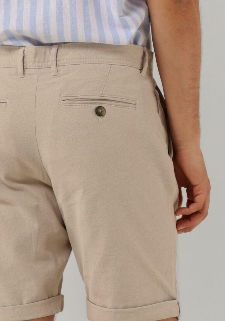 SELECTED HOMME beige selected homme korte broek slhslim-luton flex shorts