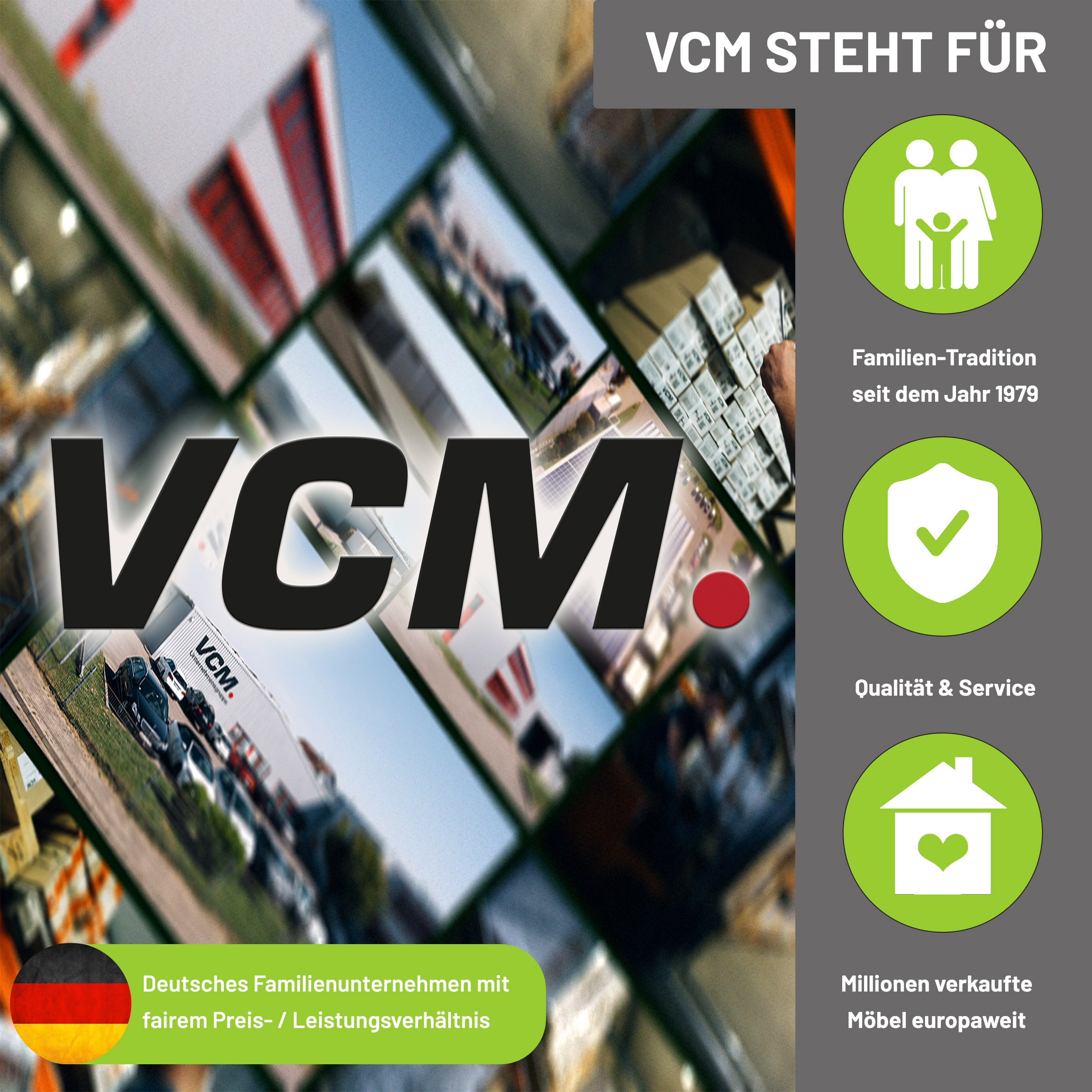 VCM Sonnenliege klappbar | Gartenliege faltbar, leicht und kompakt | Liegestuhl für Balkon, Strand und Camping mit verstellbarem Sonnendach |