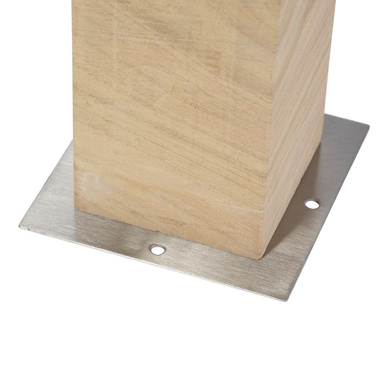 Moderne staande buitenlamp zandsteen 40 cm - Grumpy
