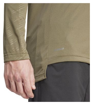 Maillot manches longues 1/2 zip adidas Terrex Multi Khaki Homme