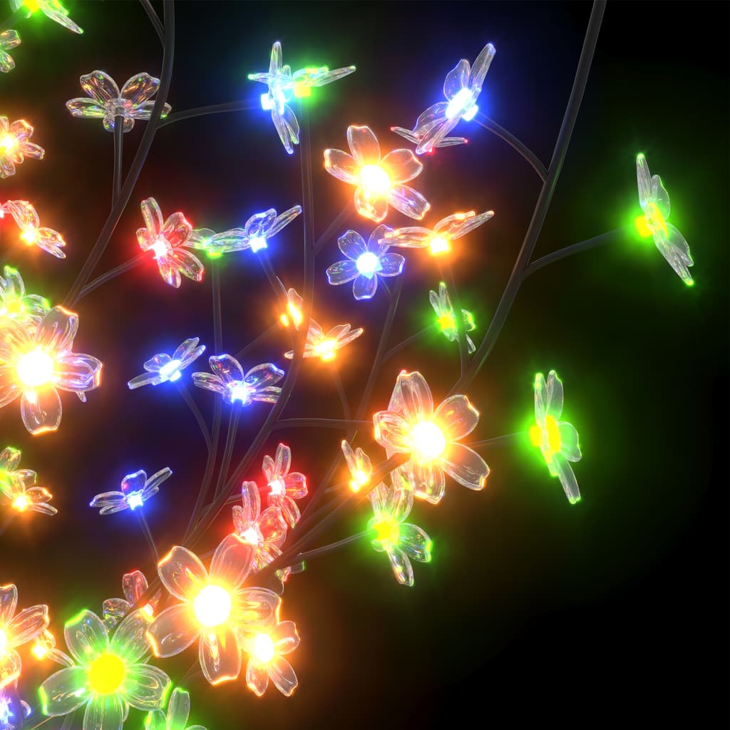 Sapin de noël 1200 led colorées cerisier en fleurs 400 cm