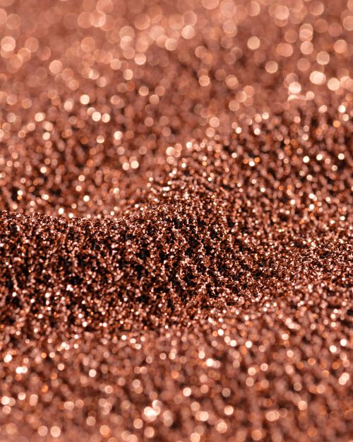 haut femme Emmy à paillettes cuivré