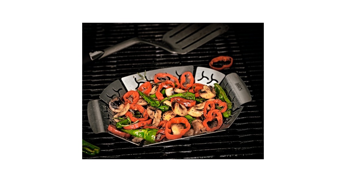 WeberPremium grillkorf groentekorf  (Roestvrij staal)