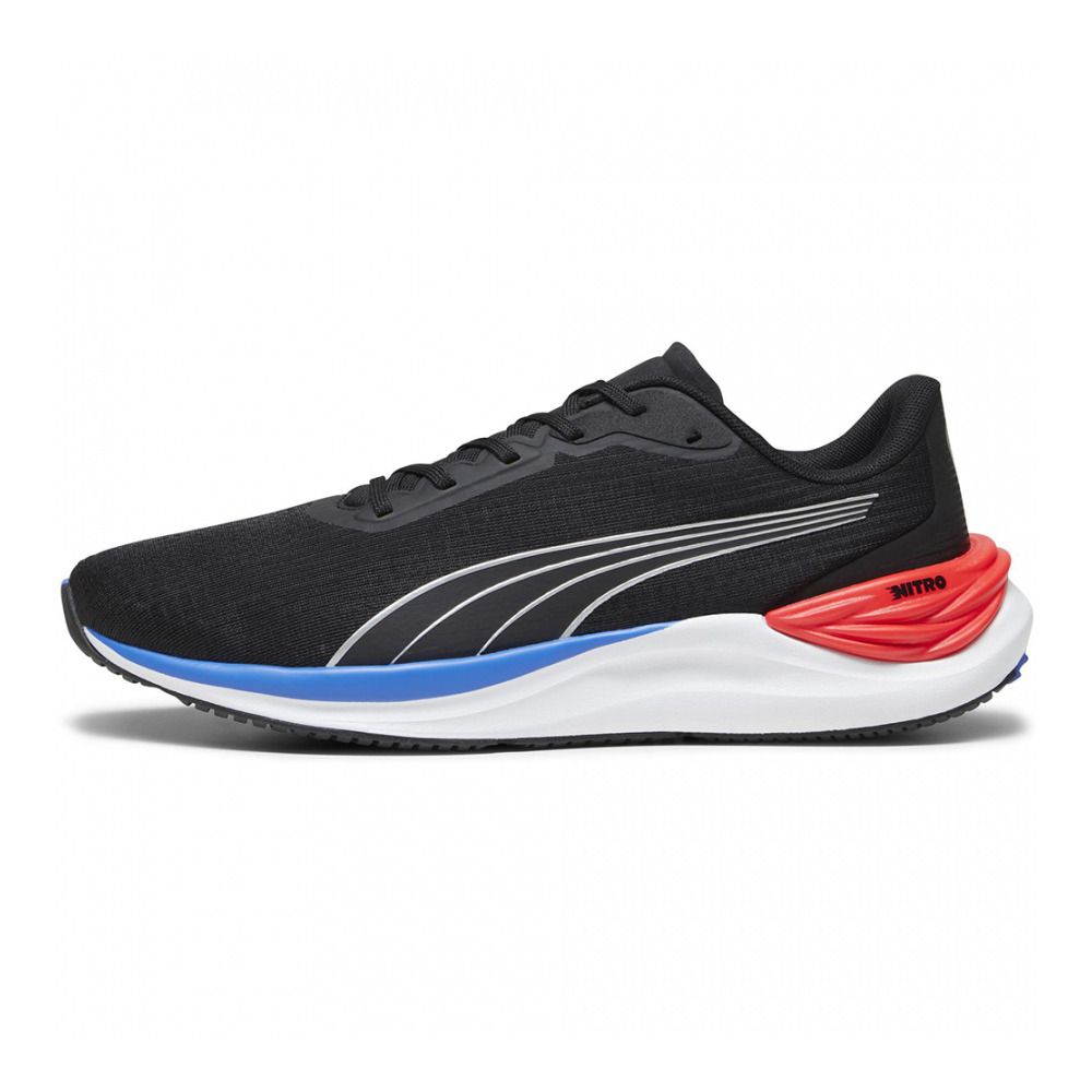Puma ELECTRIFY NITRO - Chaussures running Homme puma black/for all time red