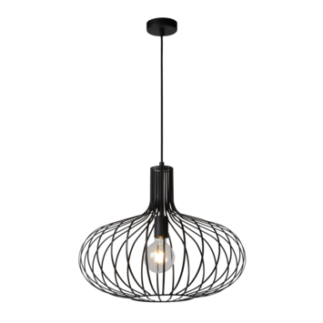 Lucide hanglamp Manuela 60W zwart