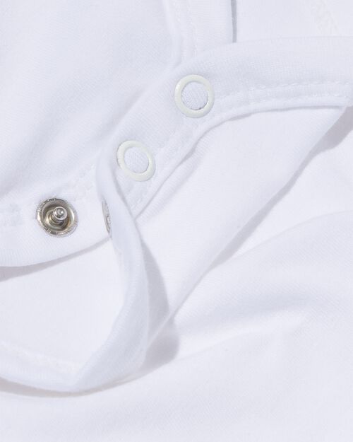 body croisé en coton biologique stretch - 2 pièces blanc