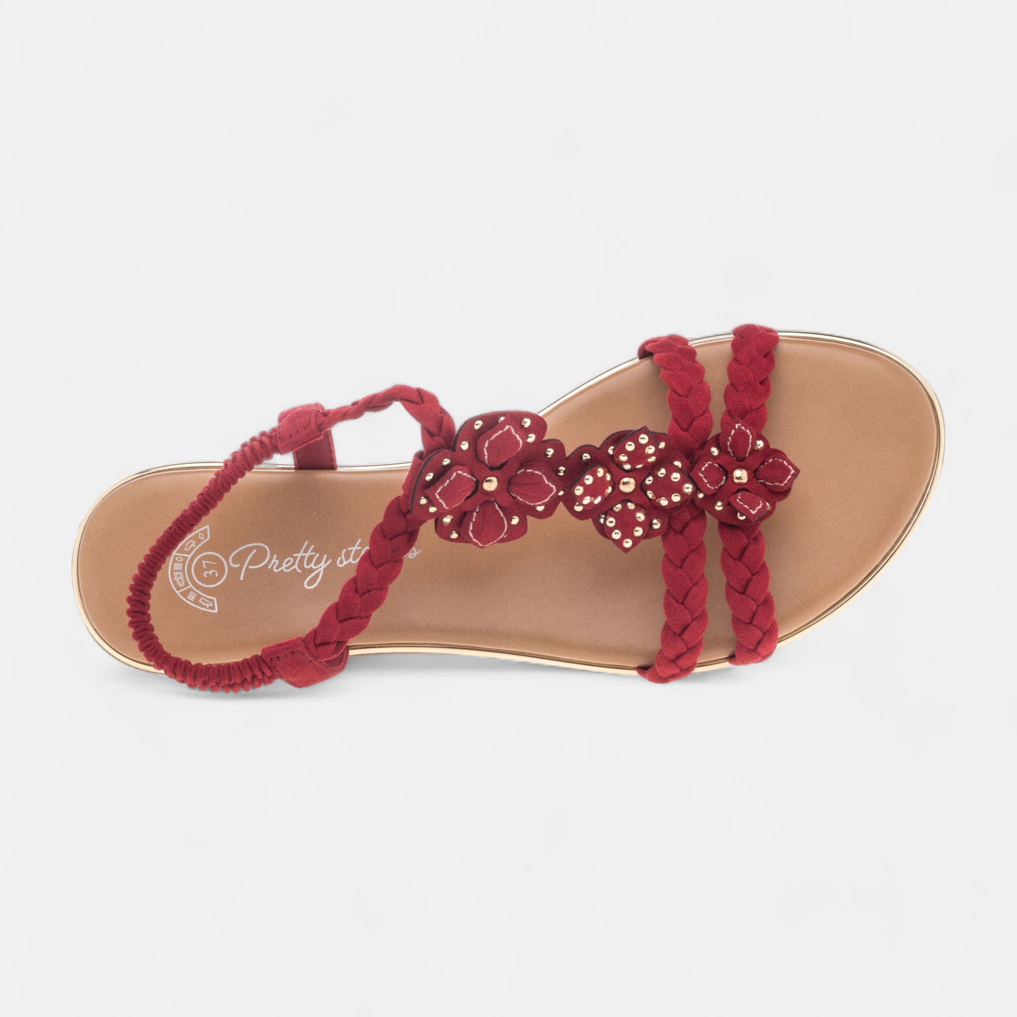 Nu-pieds Femme rouge