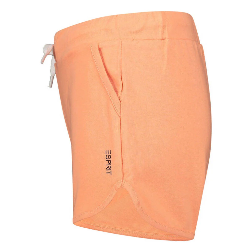 ESPRIT T-shirt + short lichtgrijs melange/oranje