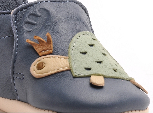 Easy peasy chaussons bebe my bluemoo tortue bleu