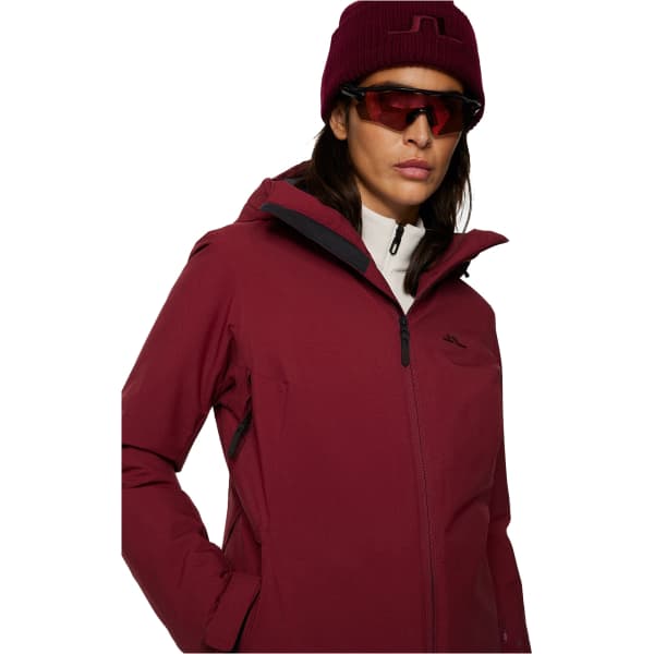 Veste de ski J.LINDEBERG W STARLING JACKET CABERNET