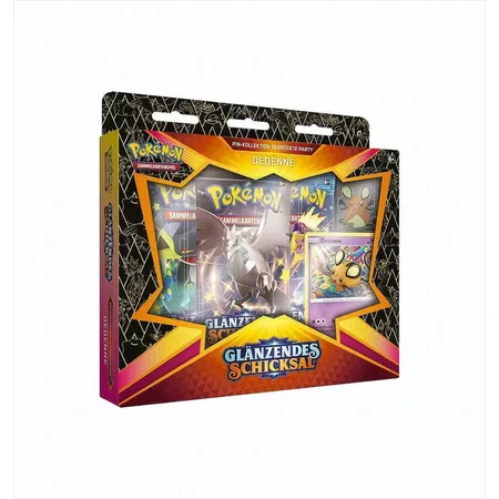 Pokemon Glänzendes Schicksal Verrückte Party Pin Kollektion, 1 Stück, 4-fach sortiert.