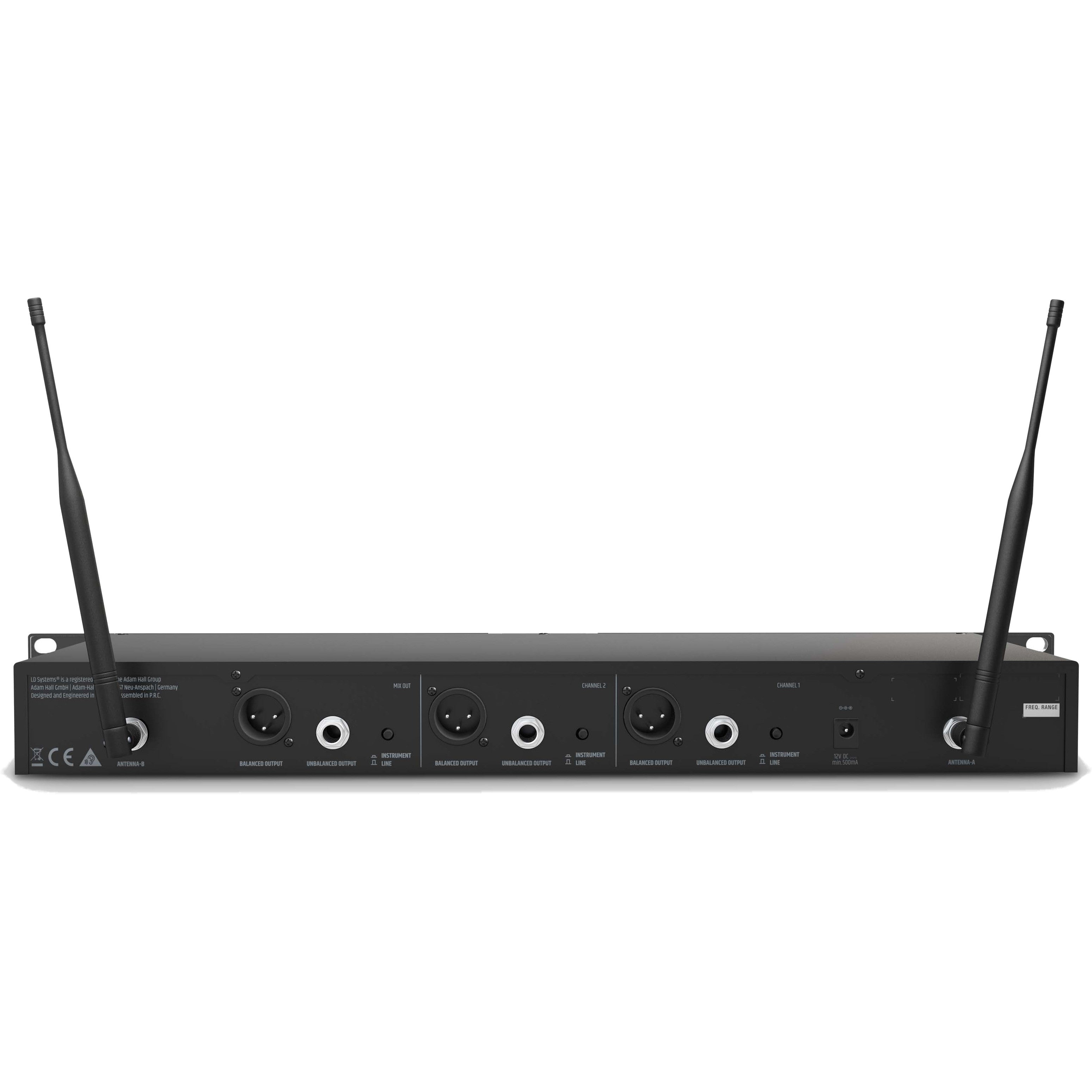 LD Systems U506 BPHH 2 draadloos microfoonsysteem (655 - 679 MHz)
