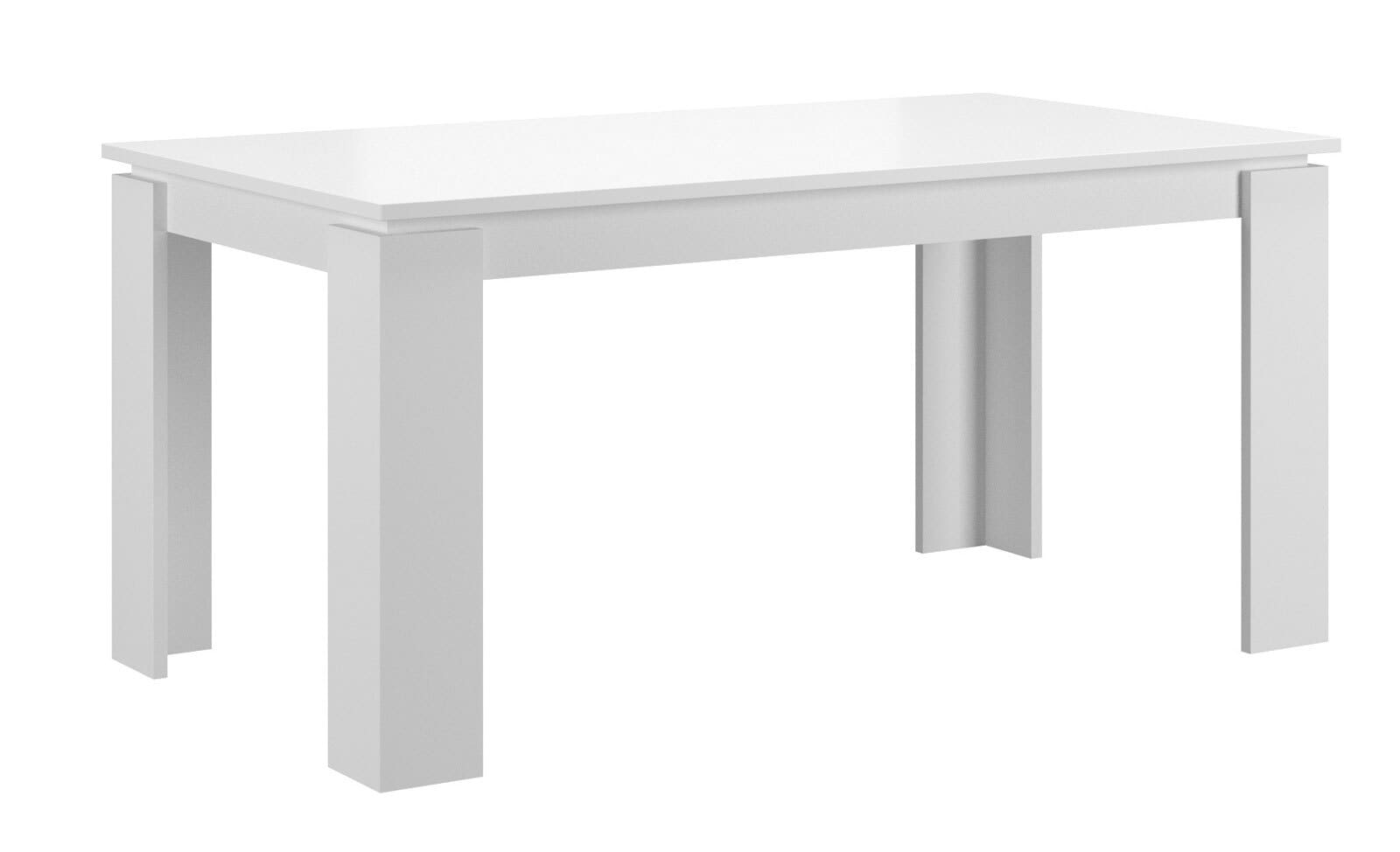 Esstisch Titan Weiß 160(200)x76x90 cm