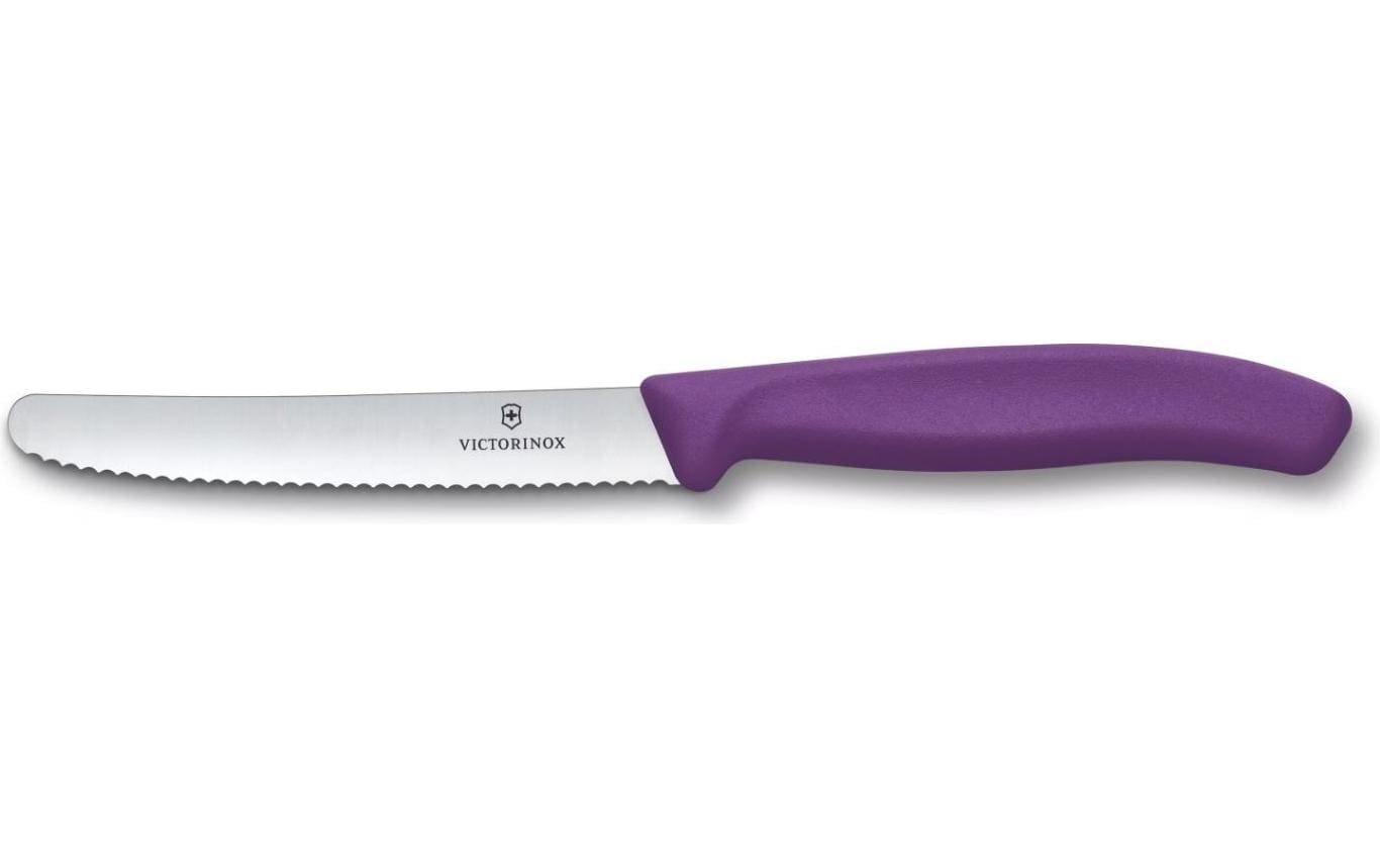 Tafelmesser Swiss Classic, 11 cm, ViolettGemüsemesser mit extra scharfem Wellenschliff