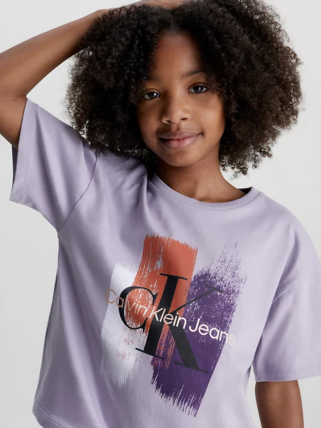 Camiseta estampada com logotipo