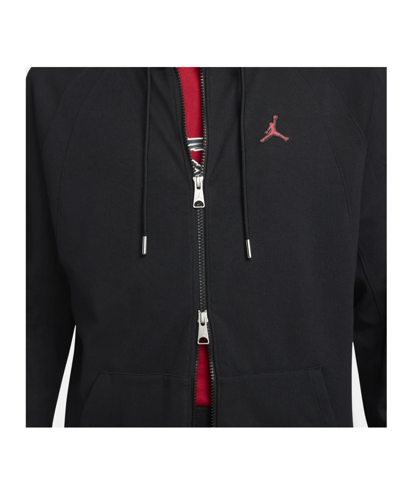 Jordan Essentials Warmup Jacke Schwarz Rot F010