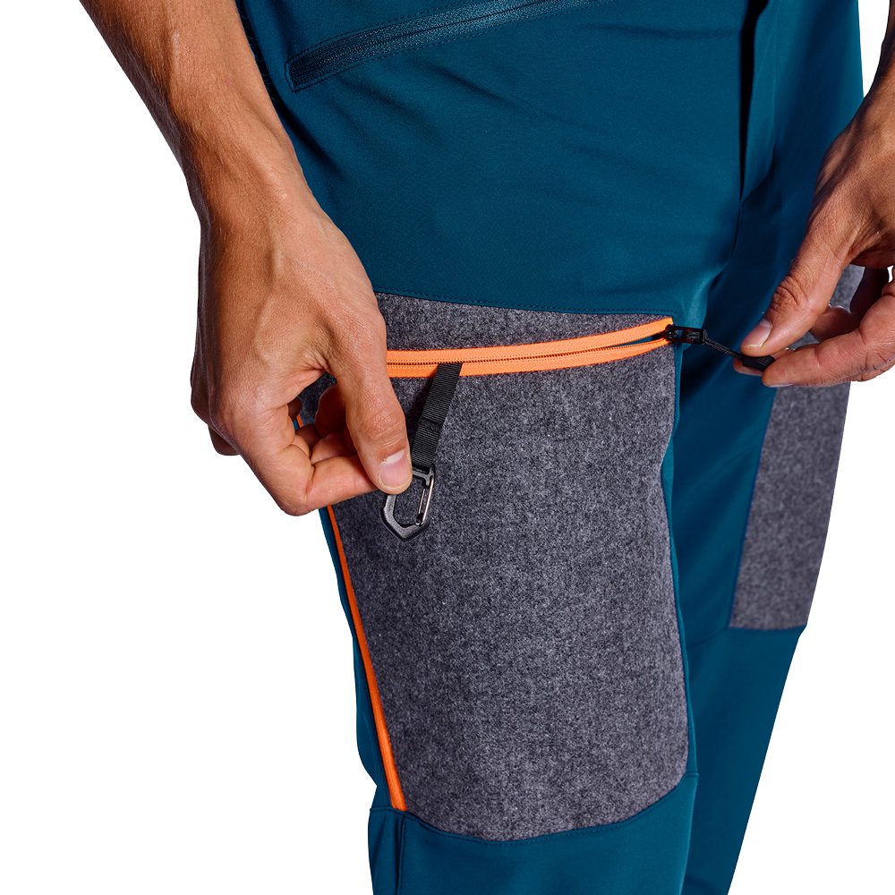 ORTOVOX Pordoi Softshellhose Herren petrol blue