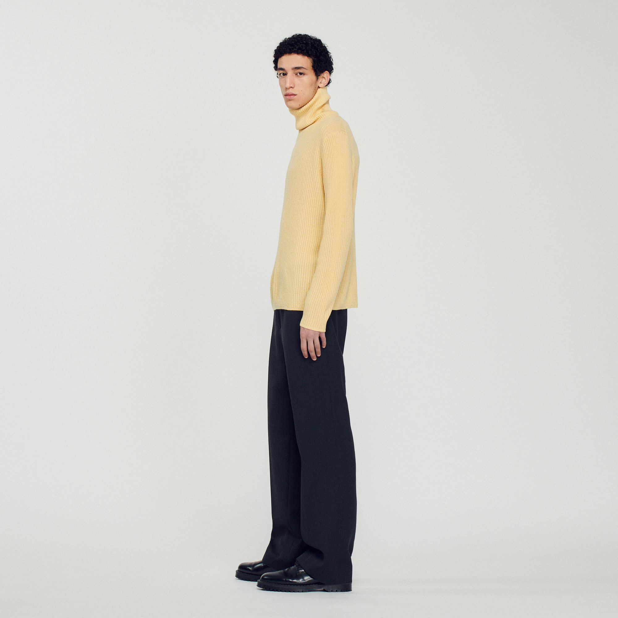 Pull col roule Homme