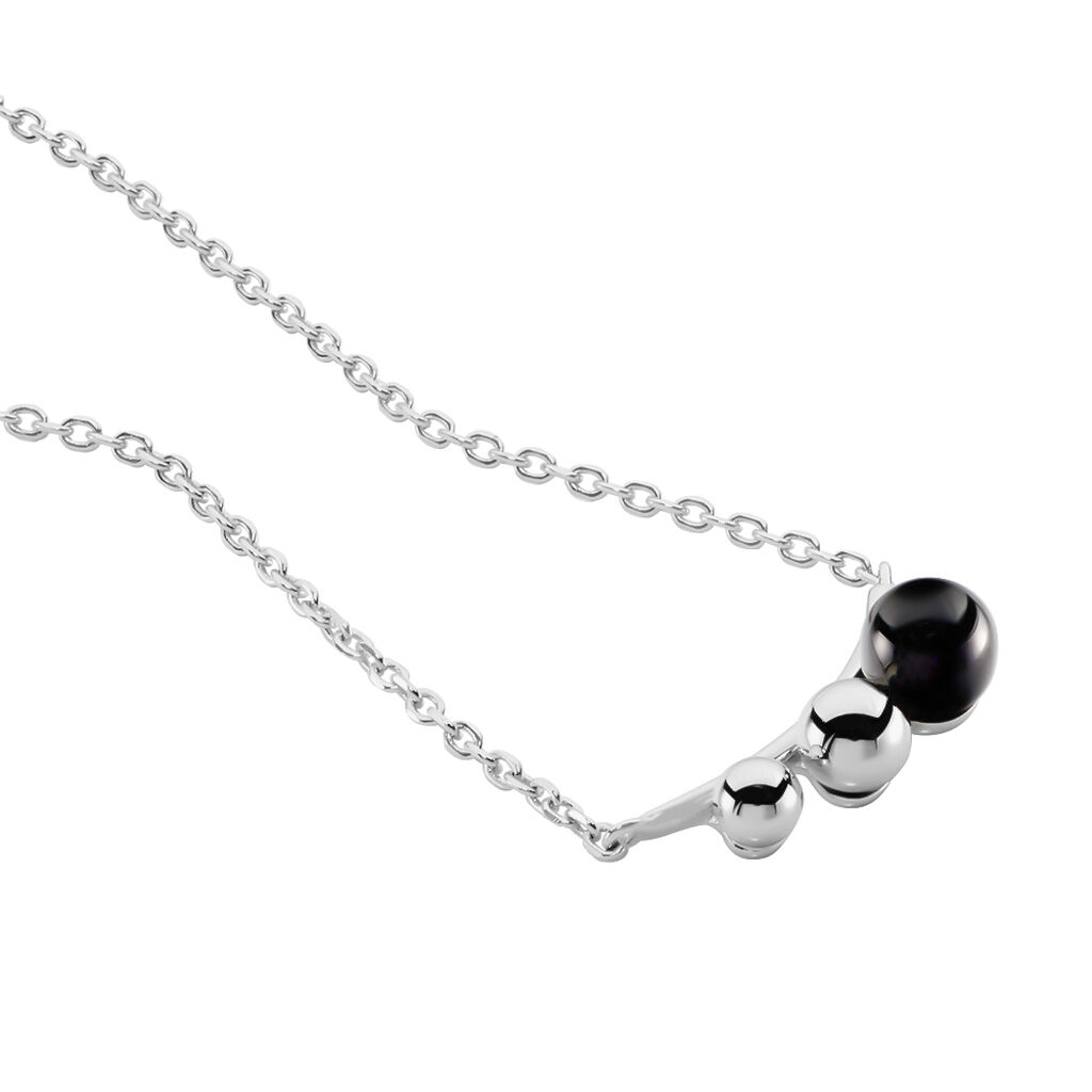 Collier Cleya Argent Blanc Céramique