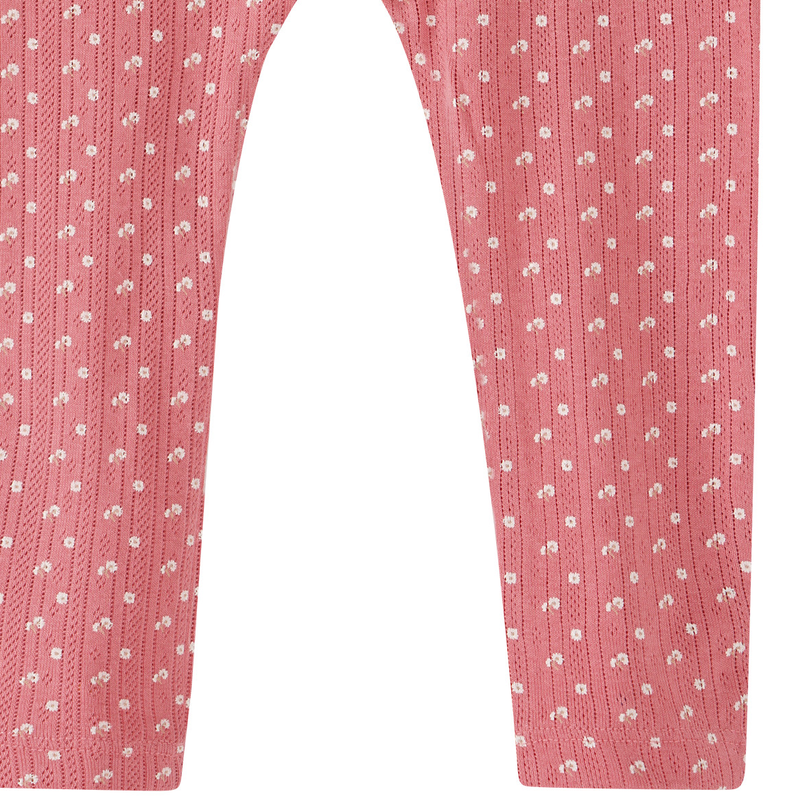 Topomini Pure Collection Baby Leggings aus Bio-Baumwolle rosa