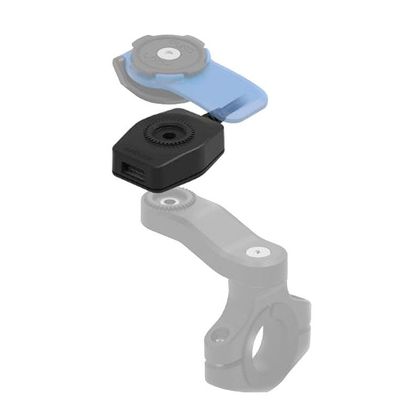 Chargeur Quad Lock Usb Universel - Noir