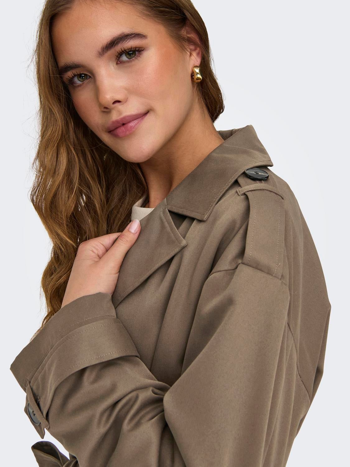 ONLLINE Trenchcoat Walnut