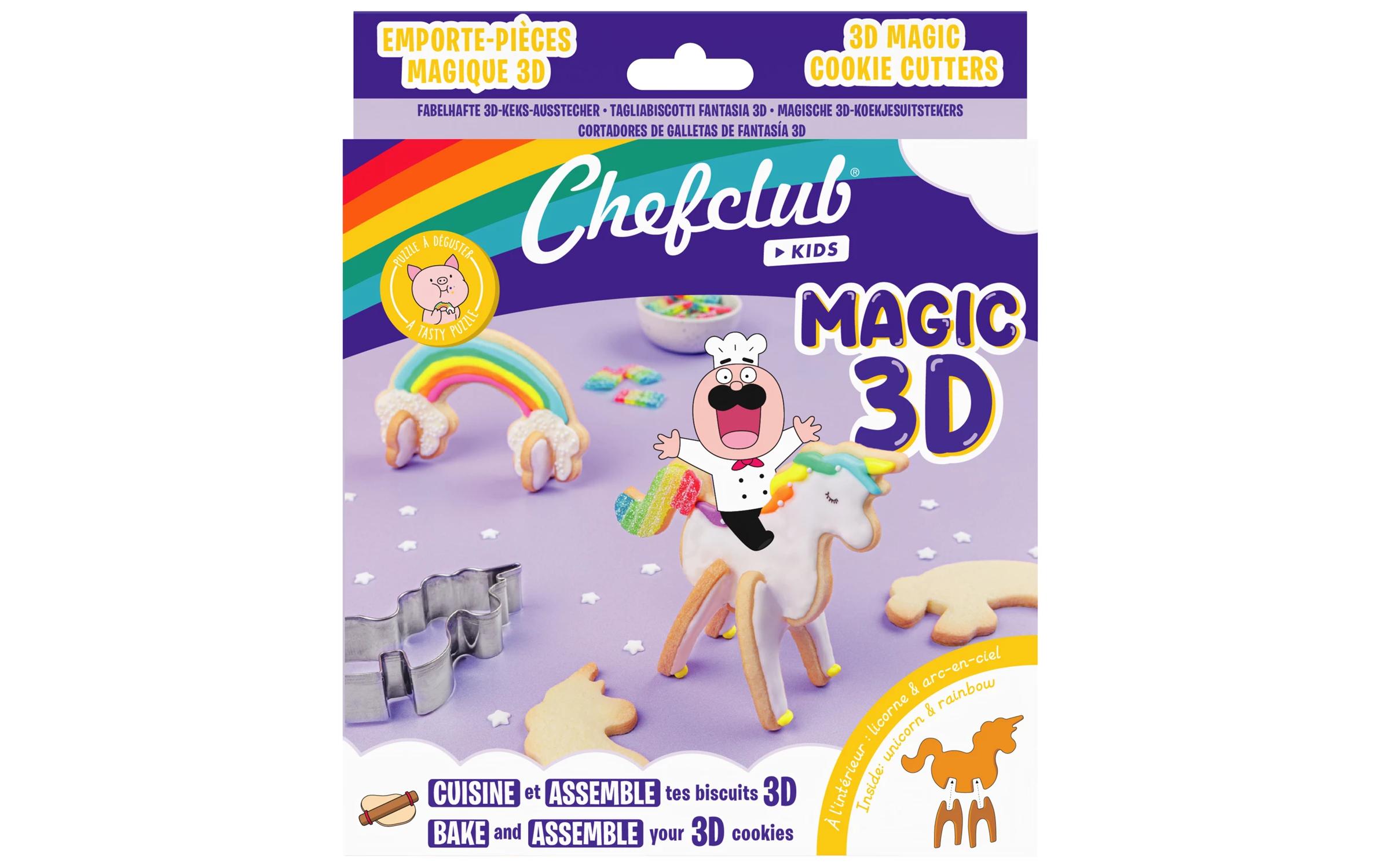 Keksausstecher Einhorn/RegenbogenKeksaustecher-Set