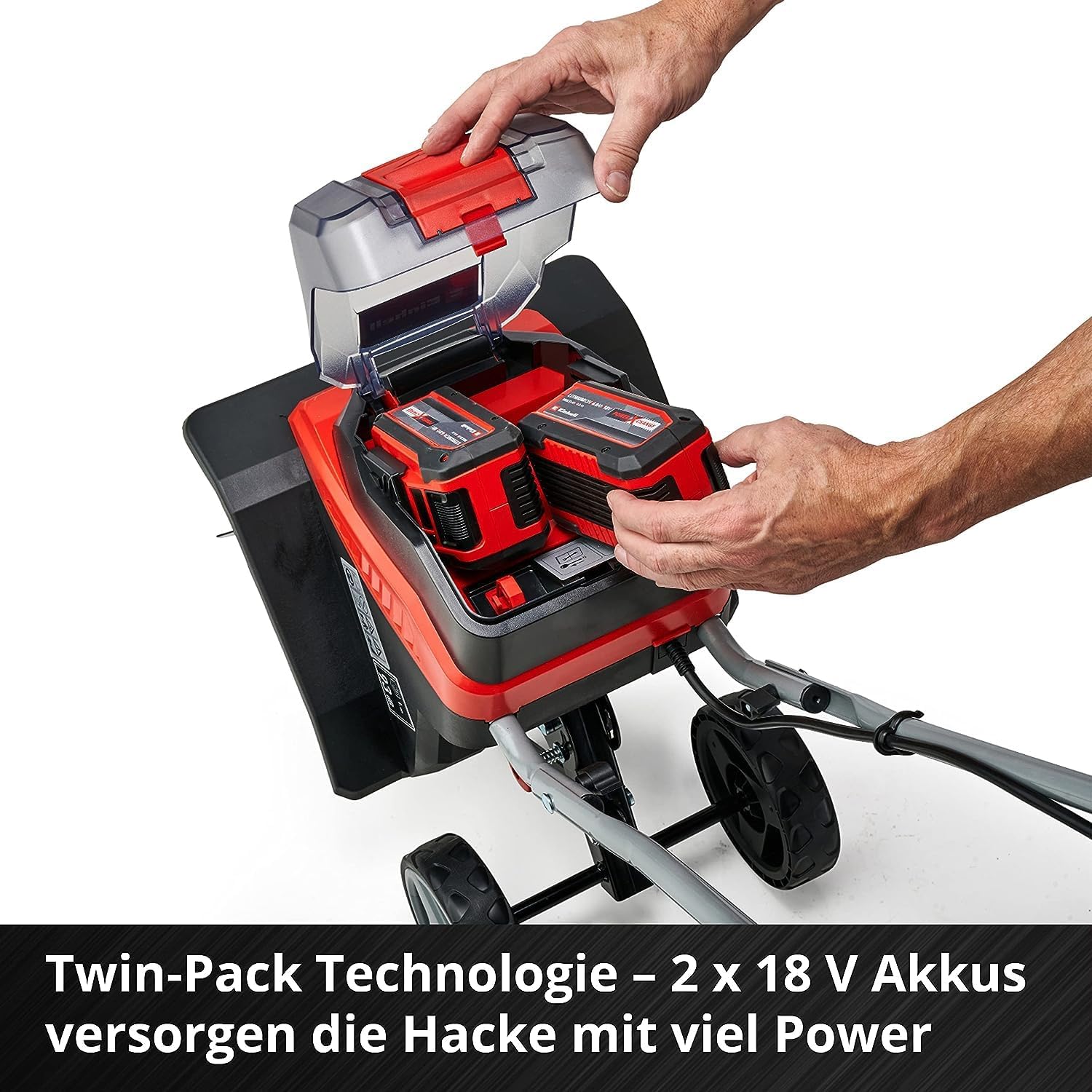 Einhell Akku-Bodenhacke GE-CR 30 Li - Solo Power X-Change (Li-Ion, 36 V, 30 cm Arbeitsbreite, 20 cm Arbeitstiefe, robuste Hackmesser, 2-Punkt-Sicherheitsschalter, ohne Akku und Ladegerät)
