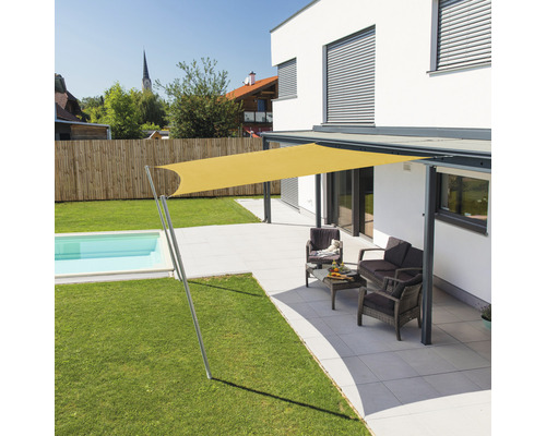 Parasol Cannes Vierkant 3m Geel