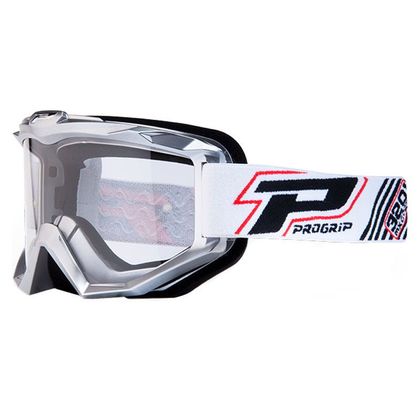 Masque cross Progrip ATZAKI Base 3201TR Argent 2021 - Gris