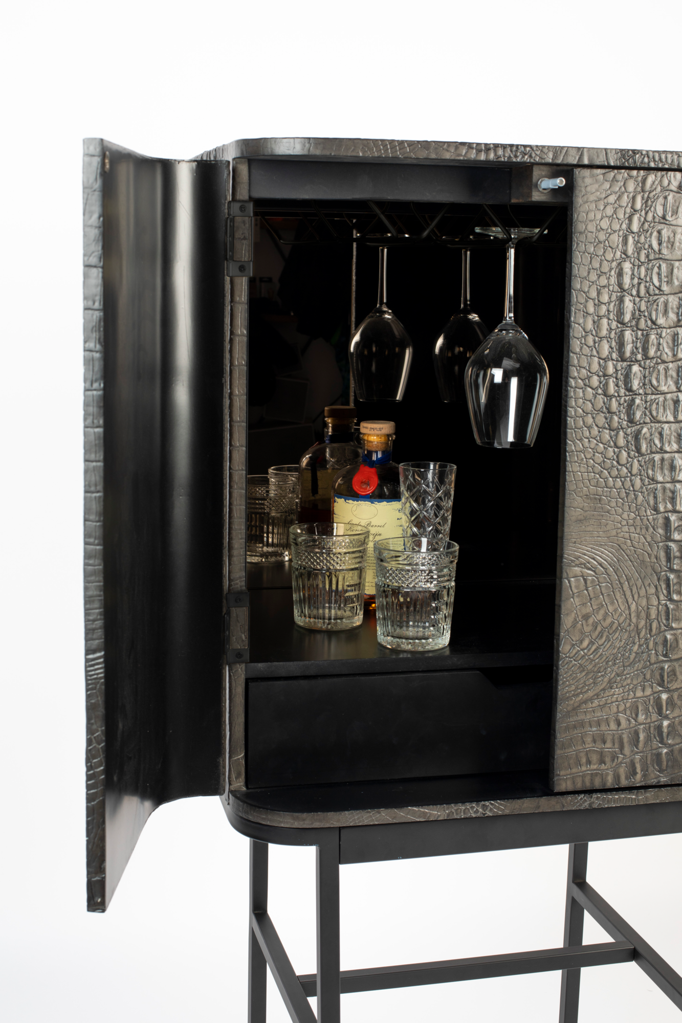 Bold Monkey kast Ava Morgana krokodillenleer Bold Monkey Ava Morgana Kast krokodillenleer