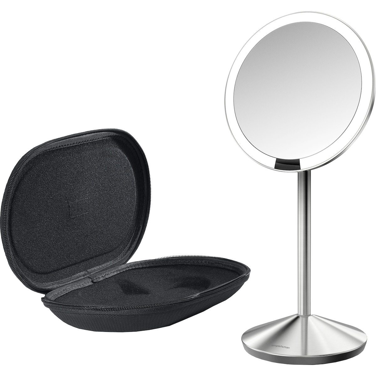 Simplehuman mini sensor smart kosmetisk speil (børstet stål)