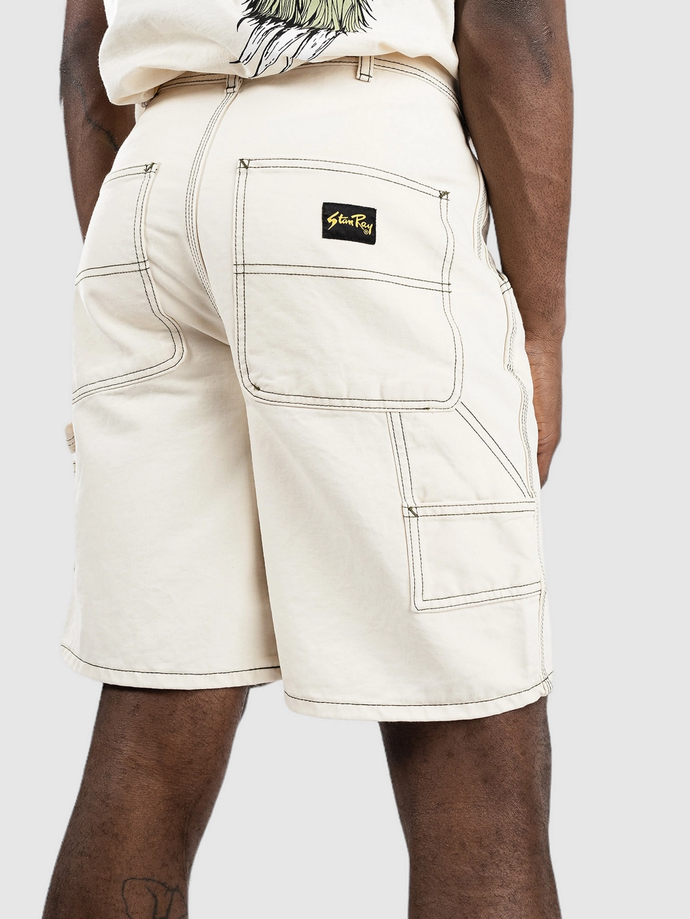 Stan Ray Big Job Shorts natural twill