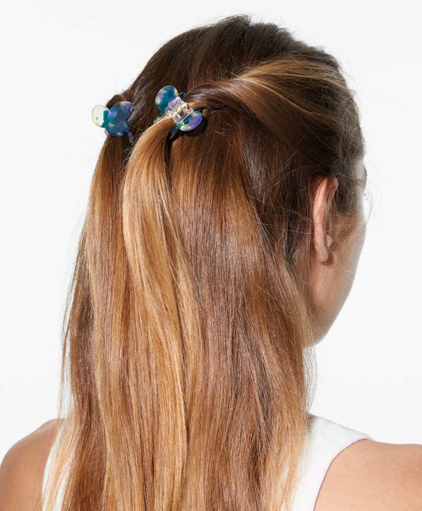 2 mini presilhas de cabelo