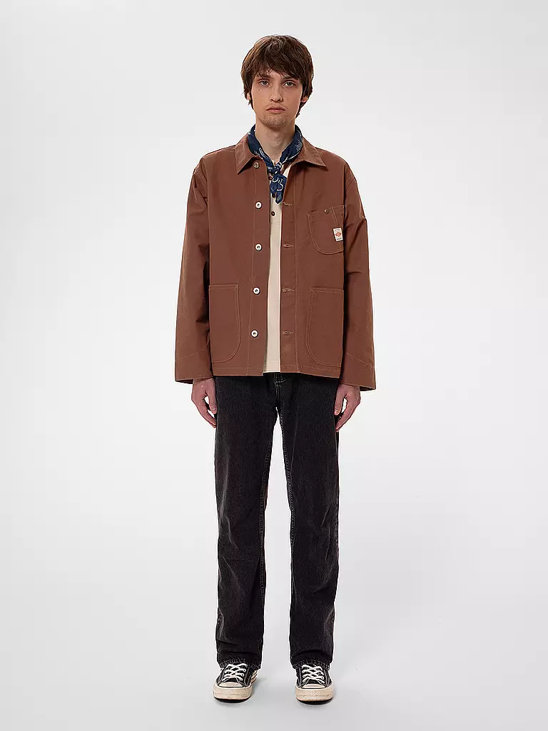 NUDIE JEANS Overshirt  braun