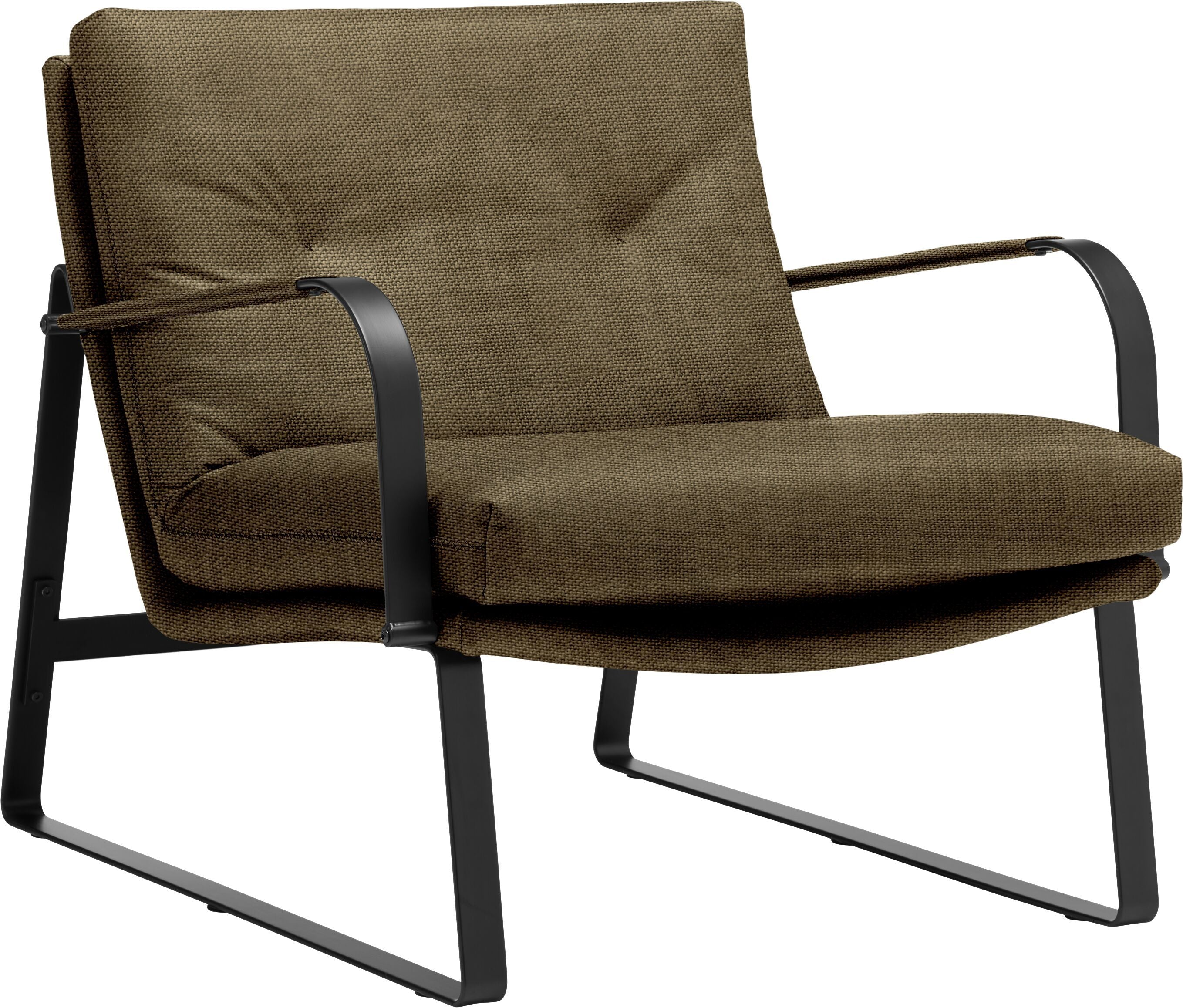 DAZIO Sessel - Grün / B: 73.0 cm x T: 91.0 cm x H: 73.0 cm