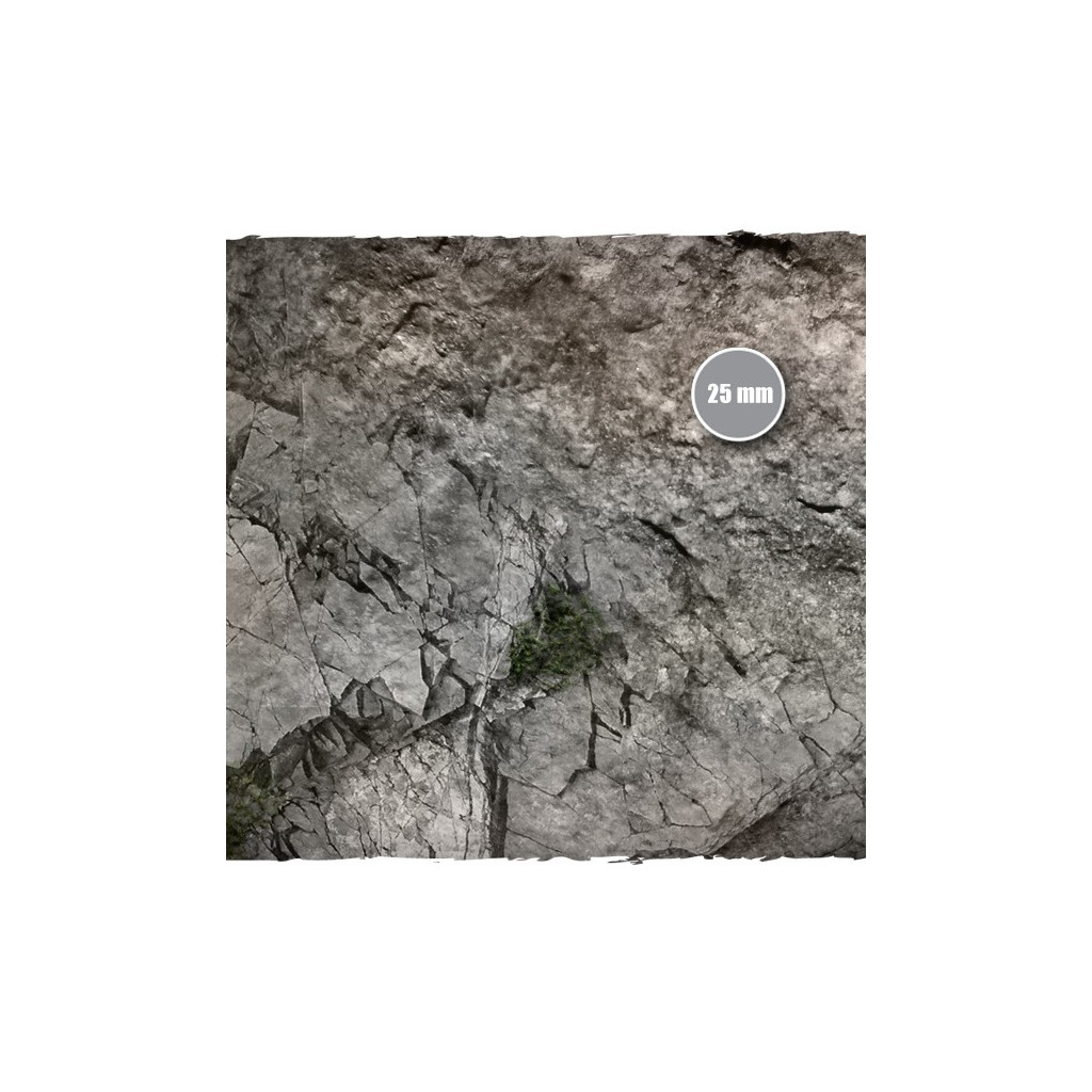Terrain Mat PVC - Medieval Ruins - 90x90