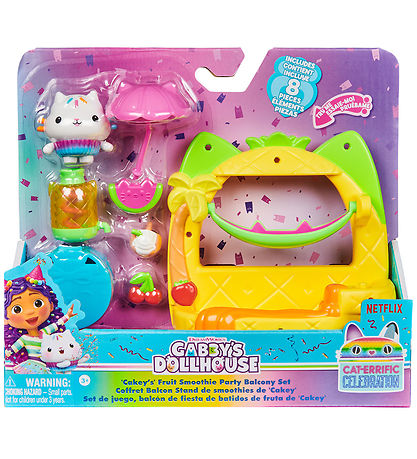 Gabby's Dollhouse S?t - 8 Dele - Balcony Set - Cakey