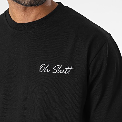 Tee Shirt Oversize Large Noir