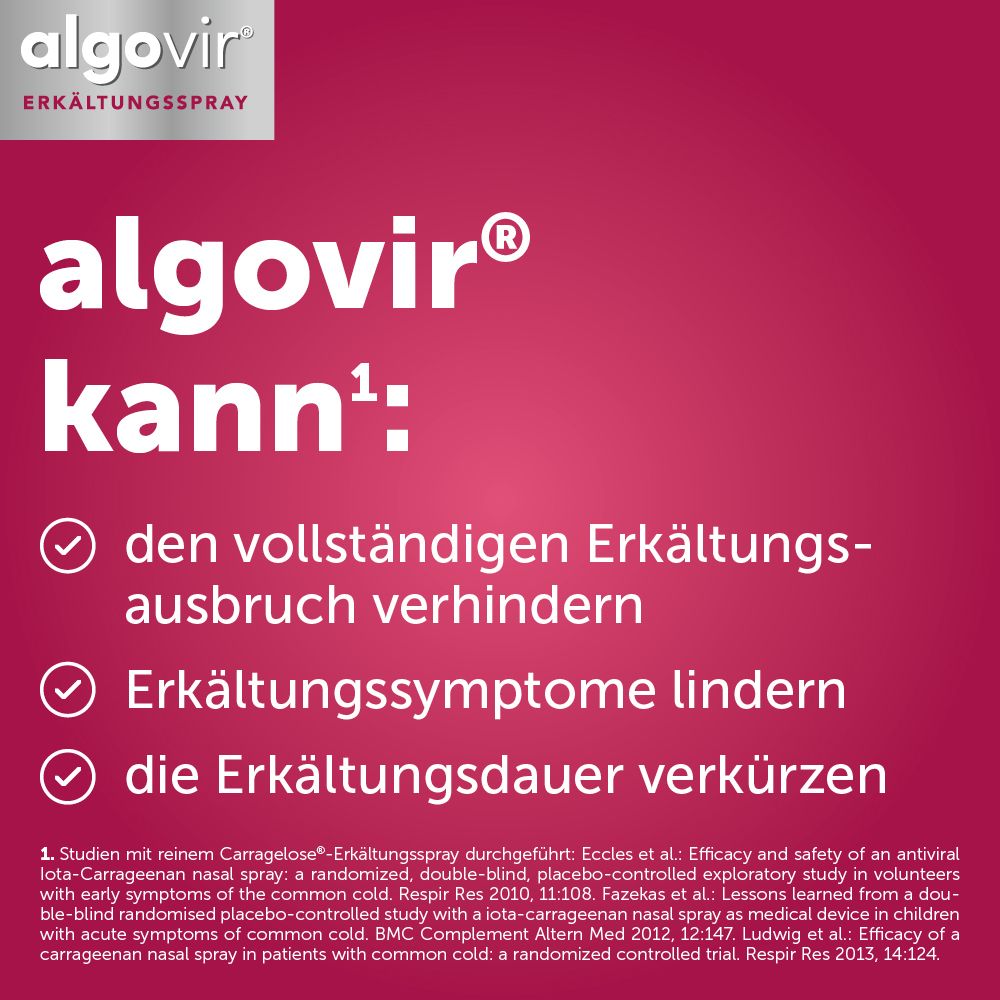 algovir® Erkältungsspray Effekt