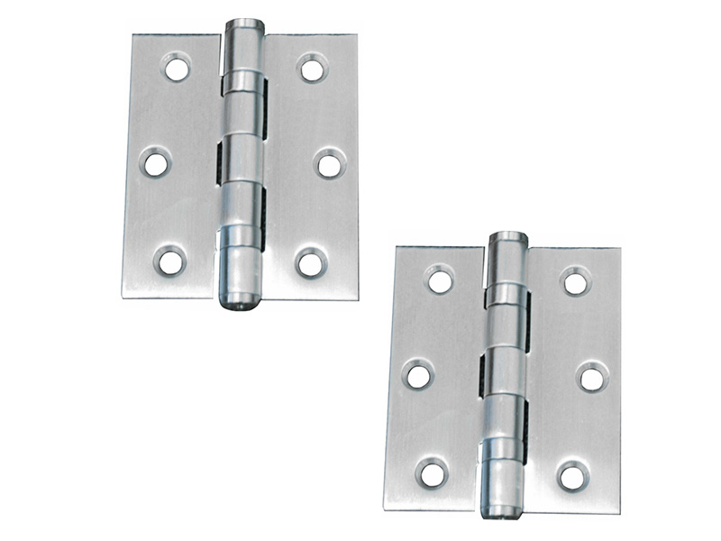 Obelink messingen platte scharnieren (2x stuks) - chrome