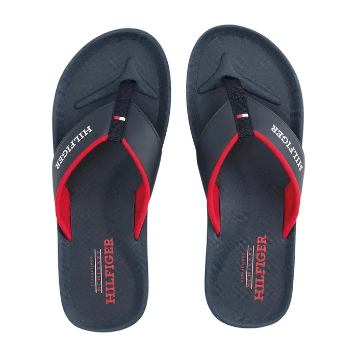 Tommy Hilfiger Padded Comfort Logo Strap Teenslippers Heren