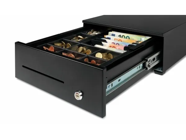 Safescan HD-3342, Manuel og automatisk kasseapparat, Metal, Sort, Plast, DC, 12 V