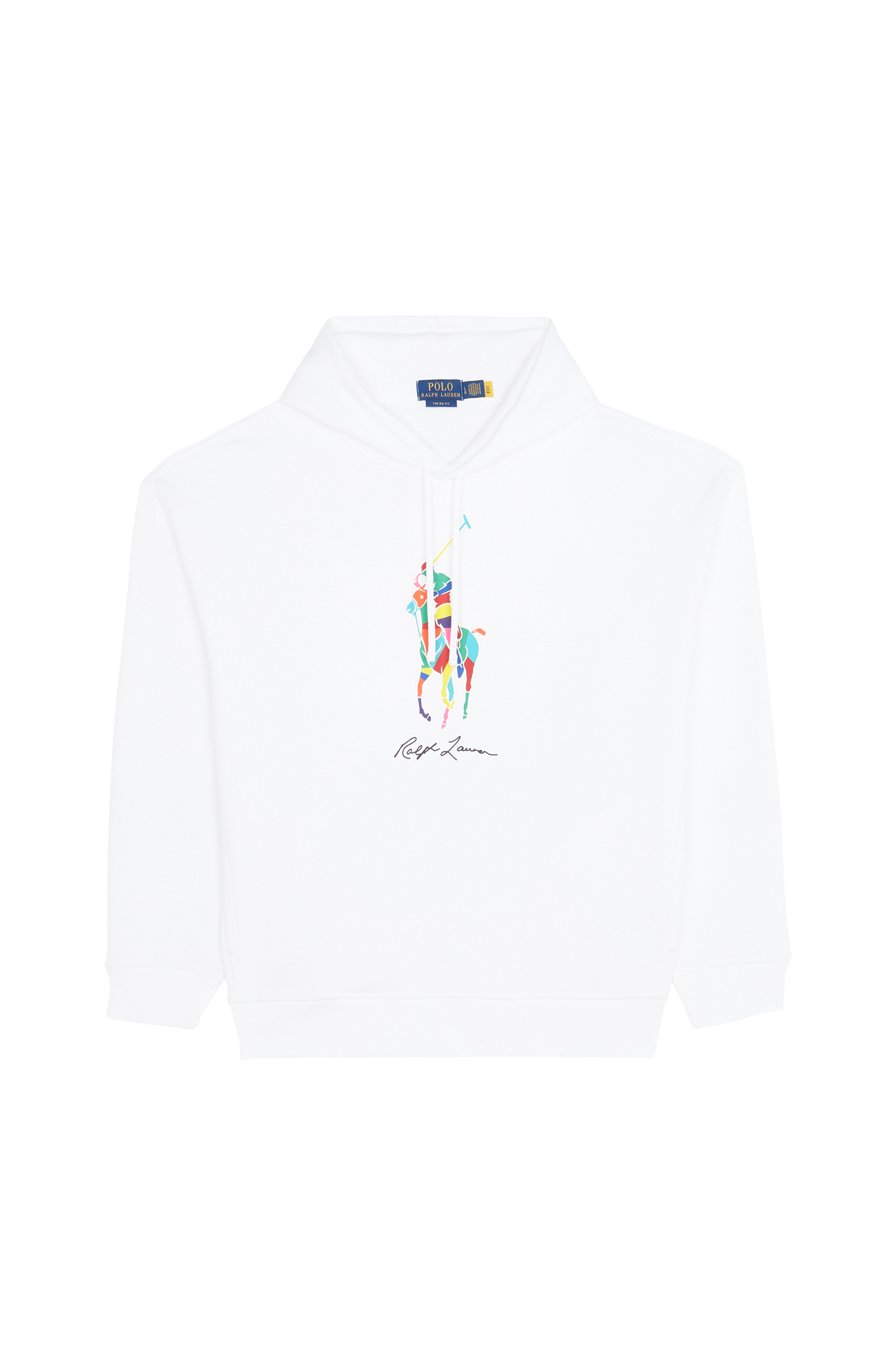 POLO RALPH LAUREN Hoodie SEASONAL FLEECE-LSL-SWS Blanc