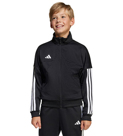 adidas Performance Cardigan - J HOT T-TOP - Schwarz/Weiß
