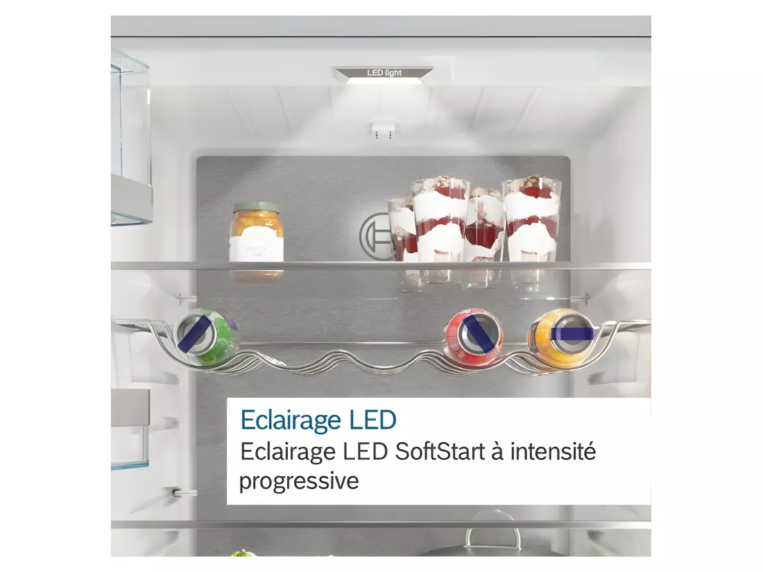 Réfrigérateur pose-libre - KSV33LEP SER4 - 1 porte - 324 L - H176xL60xP65 cm - Inox